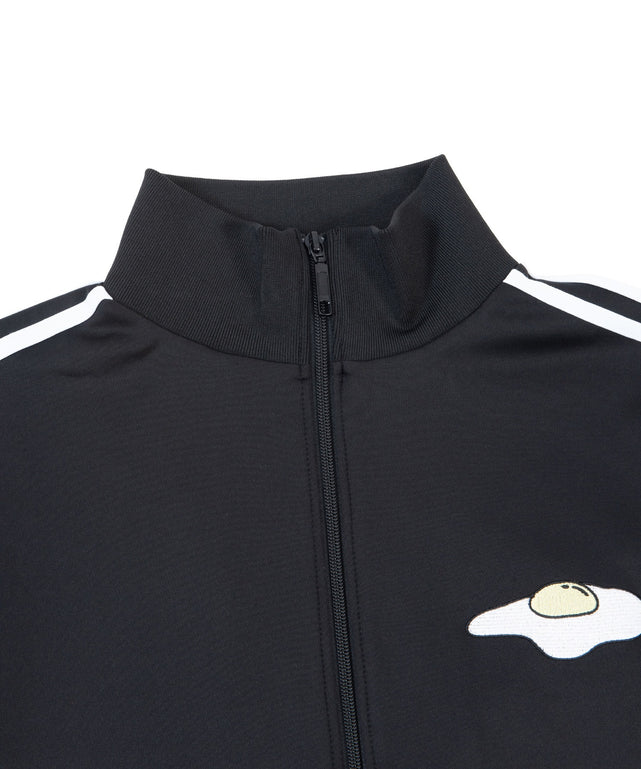 フードジャージトップ