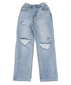 ダメージレギュラーデニムパンツ