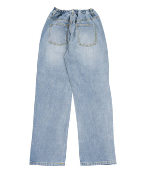 ダメージレギュラーデニムパンツ