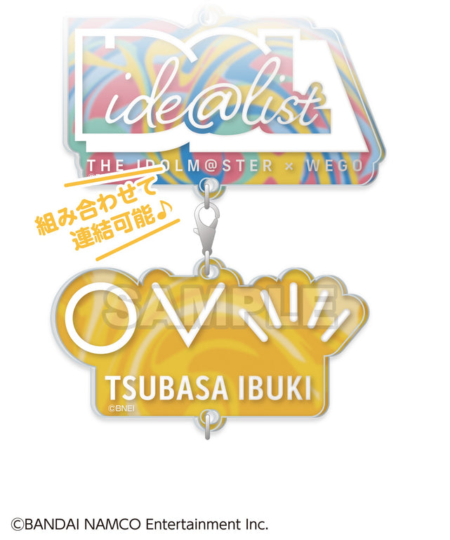 【ide@list】アイドルマスター ミリオンライブ！ ラバー風アクリルキーホルダー