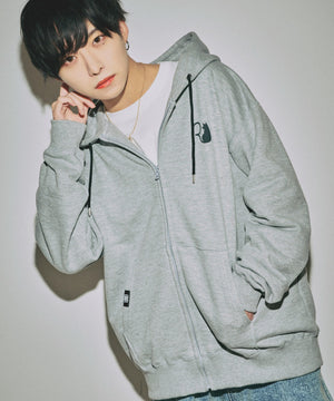 杢グレー　モデル：168cm　F着用