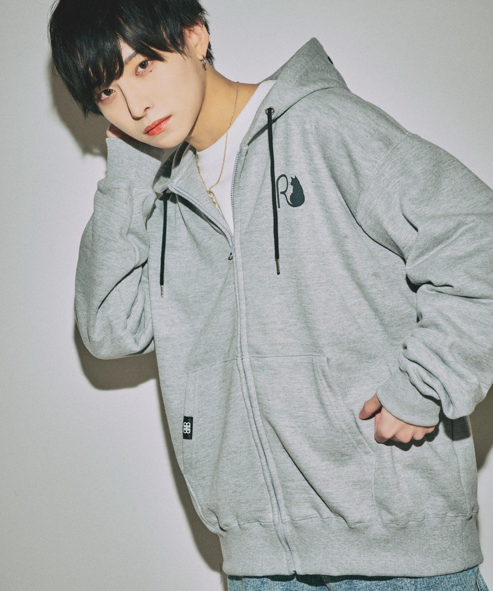 杢グレー　モデル：168cm　F着用