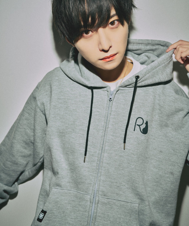 杢グレー　モデル：168cm　F着用