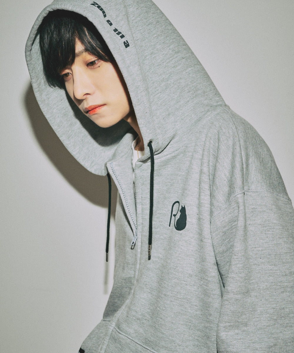 杢グレー　モデル：168cm　F着用