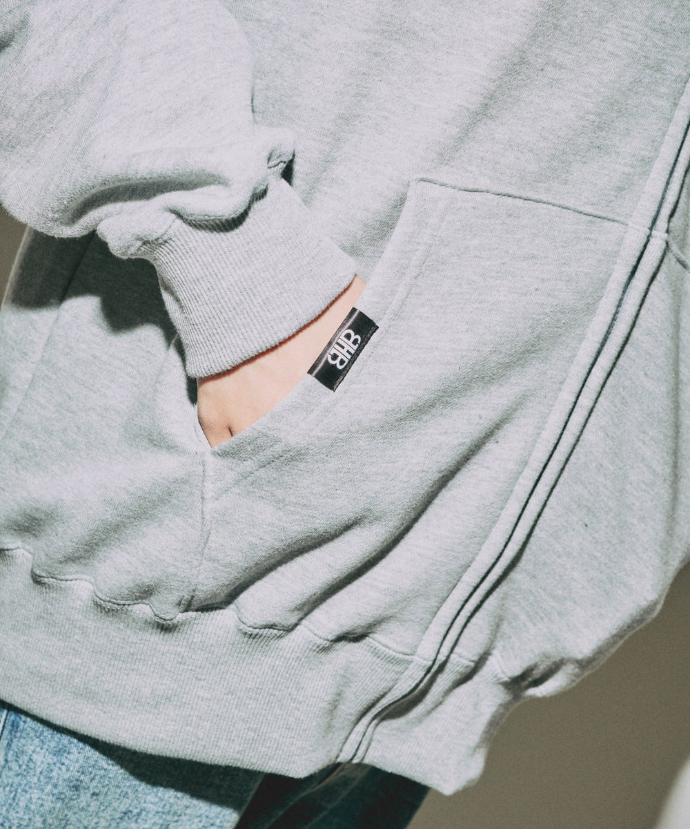 杢グレー　モデル：168cm　F着用