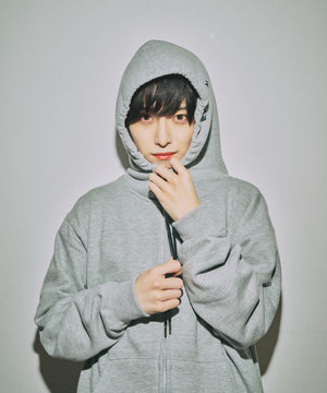 杢グレー　モデル：168cm　F着用