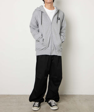 杢グレー　モデル：175cm　F着用