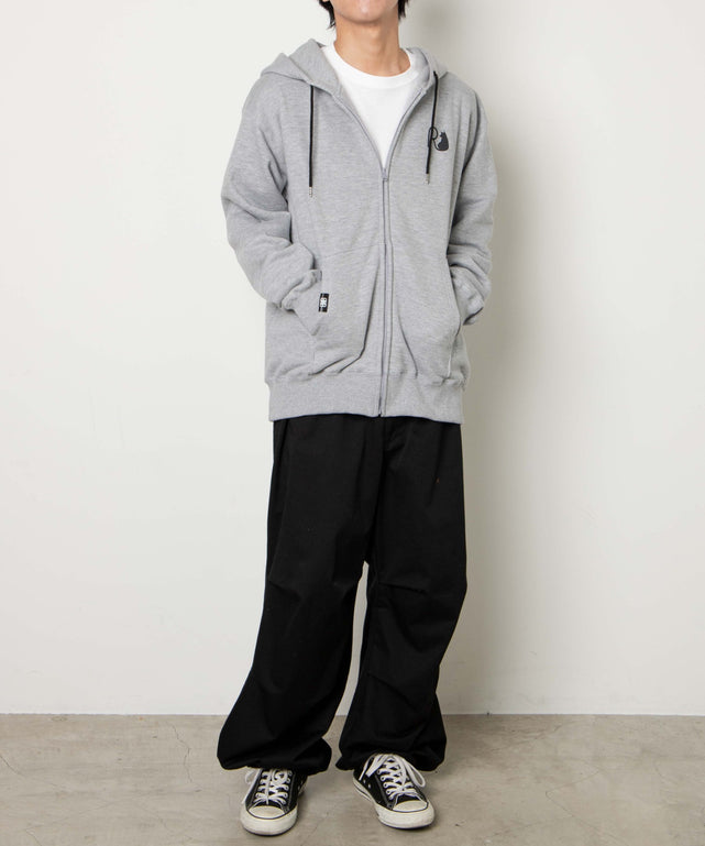 杢グレー　モデル：175cm　F着用