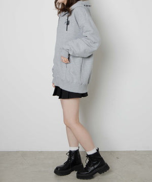 杢グレー　モデル：164cm　F着用