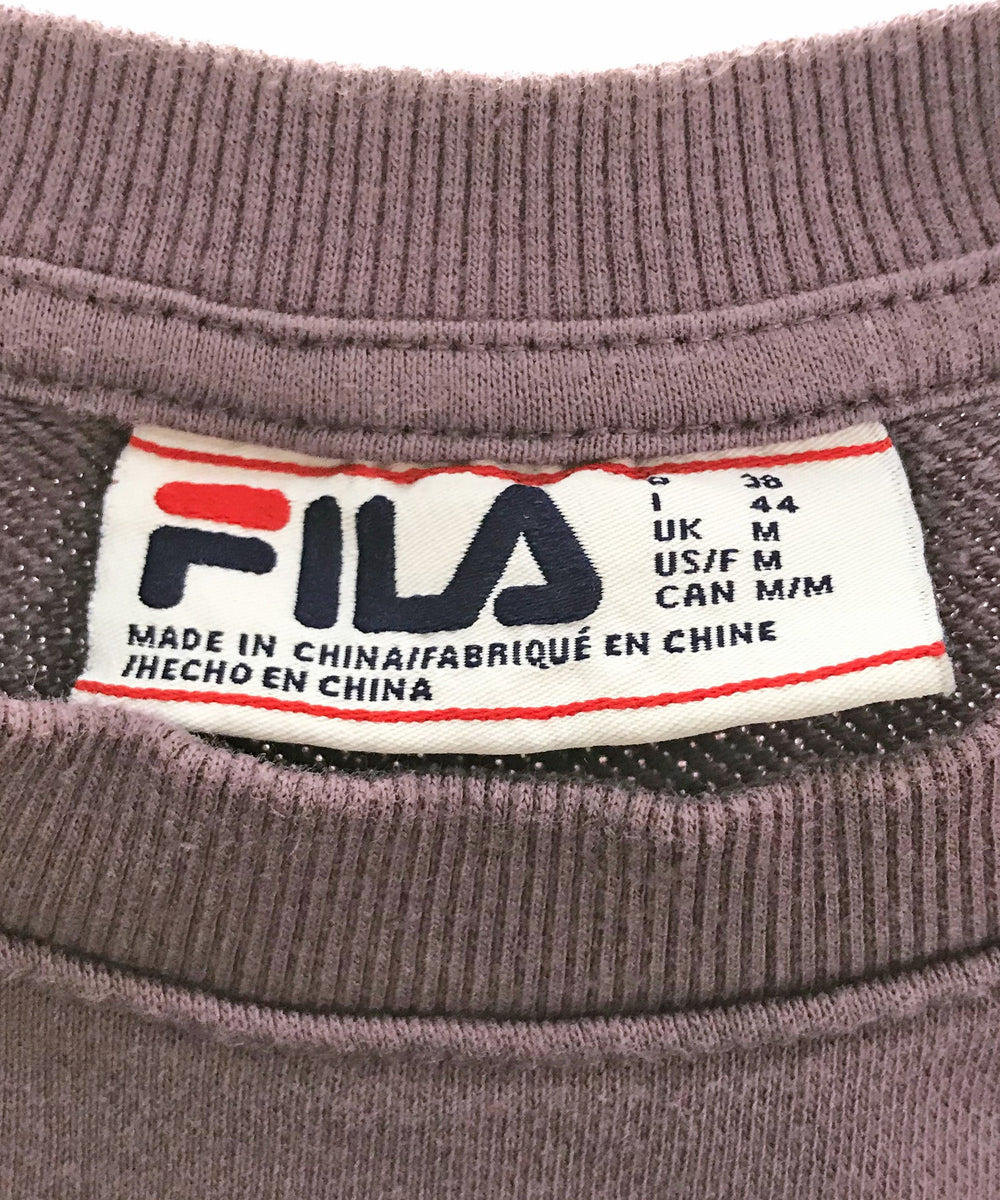 FILA ワンポイントロゴ スポーツブランドスウェット