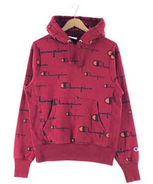 チャンピオンリバース 総柄 パーカー