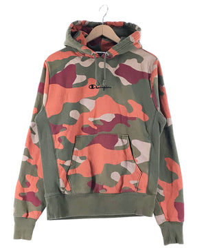 カモ柄 チャンピオンリバース パーカー
