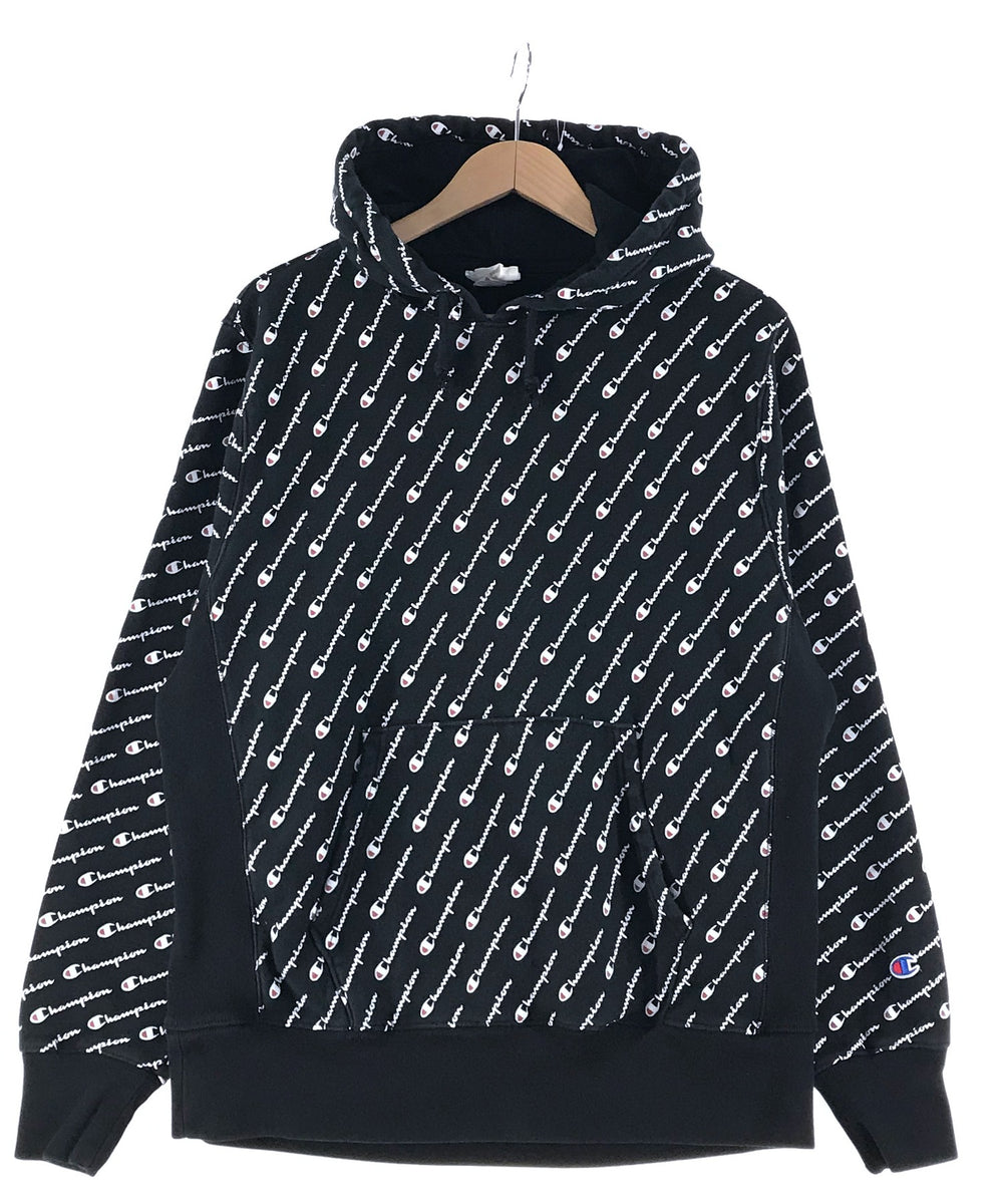 チャンピオンリバース  総柄パーカー