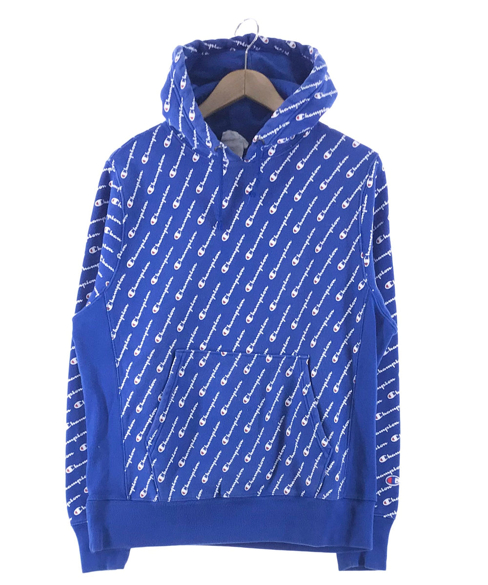 総柄 チャンピオンリバース パーカー