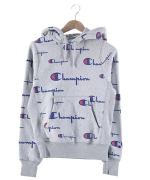 総柄 チャンピオンリバース パーカー