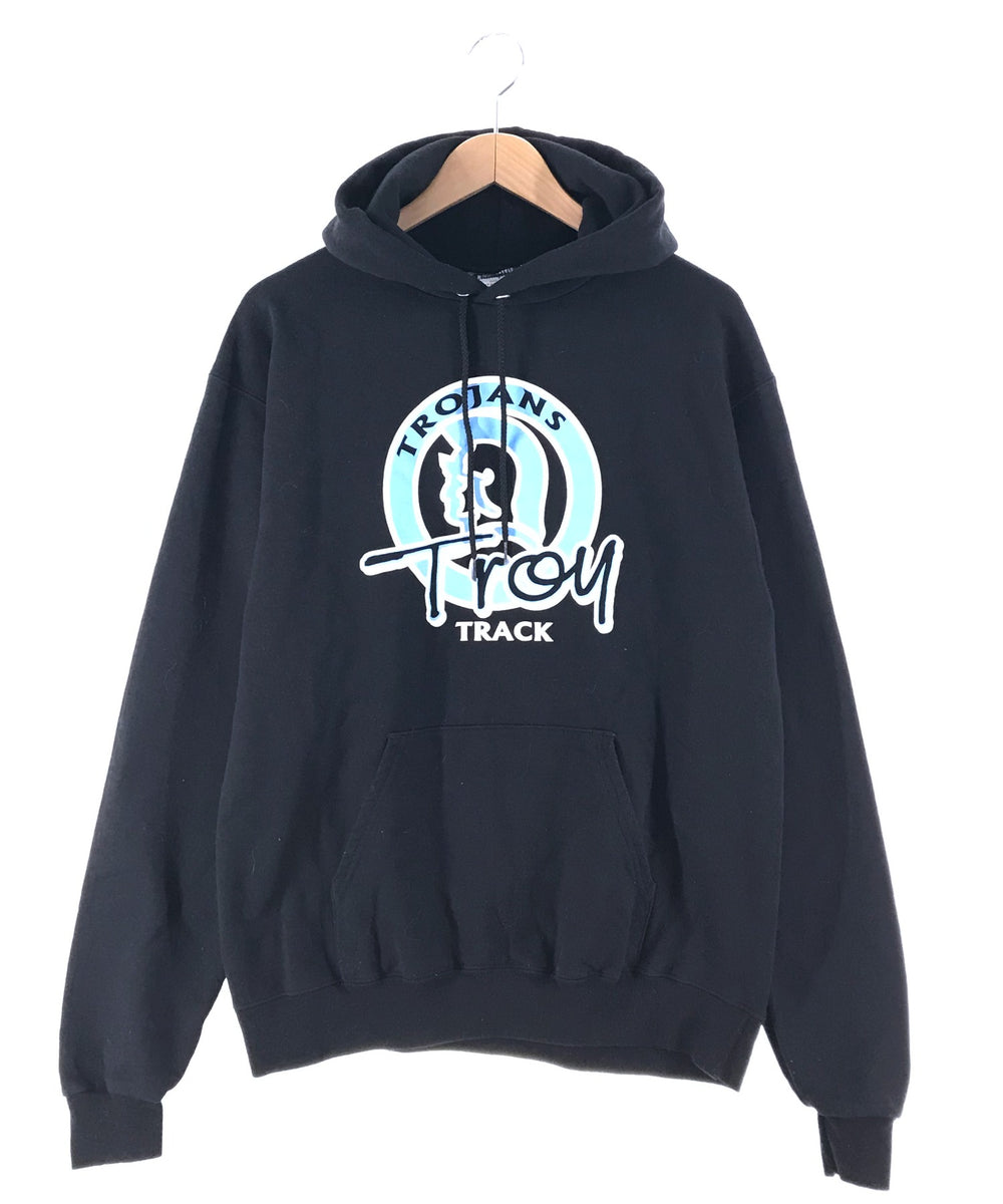 チャンピオンスウェット チームロゴ パーカー  TROY TROJANS TRACK