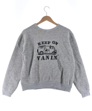 プリントスウェット KEEP ON VANIN