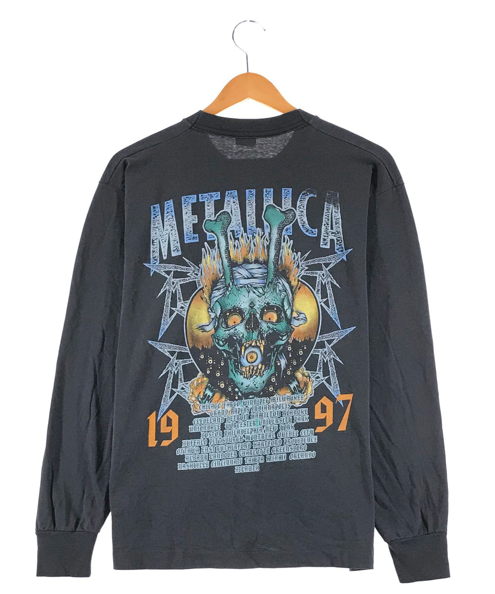 90'S METALLICA パスヘッド バンドTシャツ<br>TOUR 97
