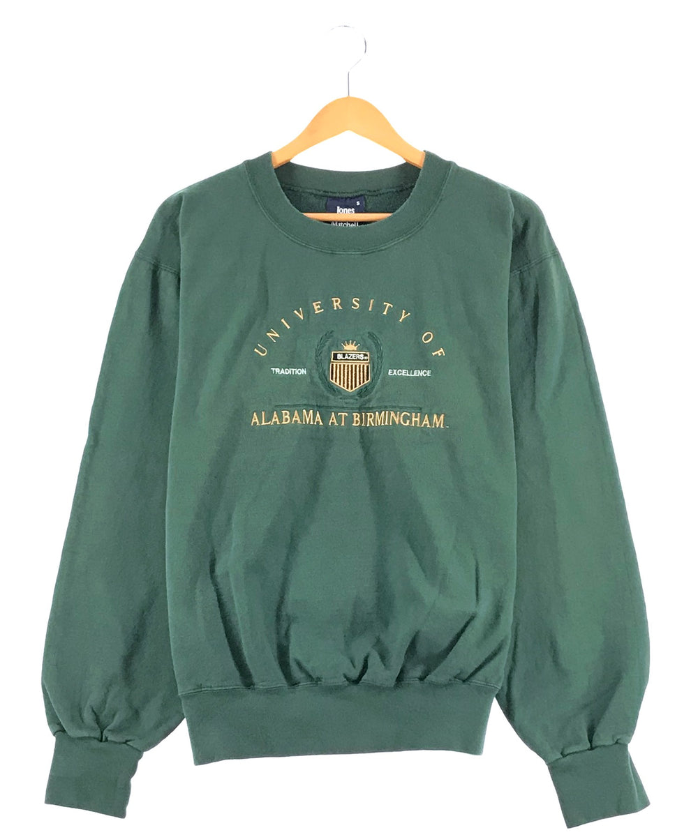 Jones & Mitchell カレッジ 刺繡スウェット ALABAMA AT BIRMINGHAM