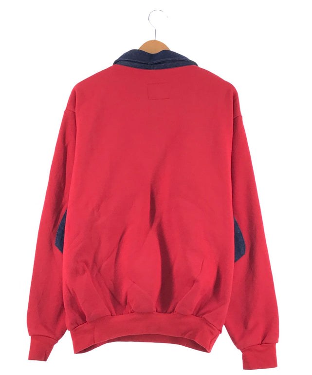 ハーフジップ 刺繡スウェット MARYLAND FIRE CHIEFS