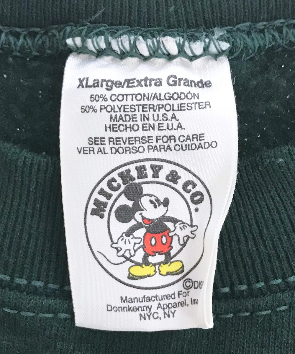 Disney Mickey キャラ刺繡スウェット