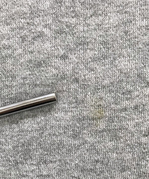 Disney Mickey ハーフZIP キャラ刺繡スウェット