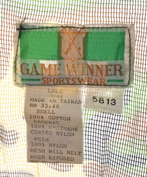 GAME WINNER フィッシングベスト 迷彩 カモ柄