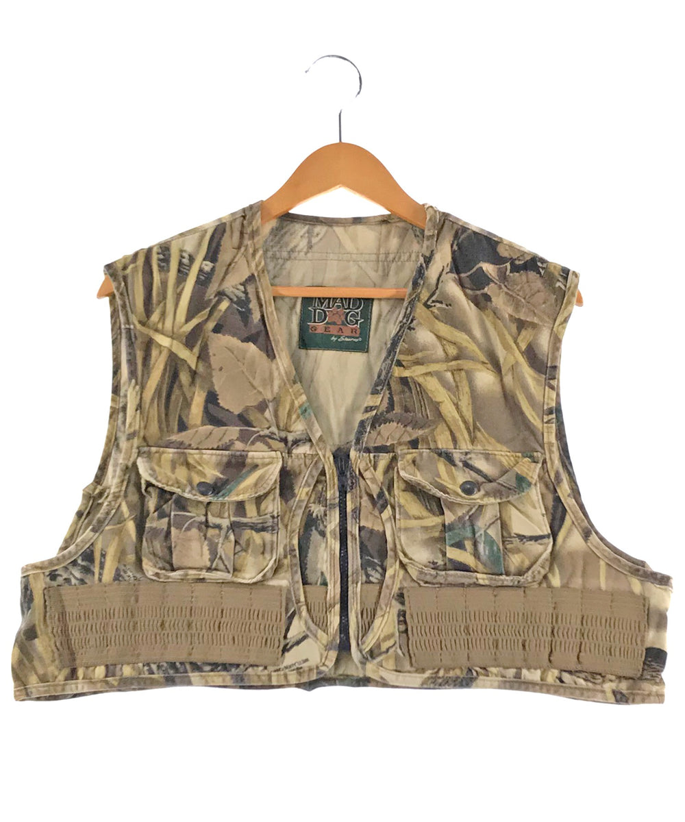 MAD DOG フィッシングベスト 迷彩 カモ柄