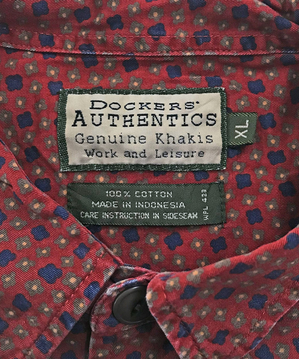 DOCKERS 柄シャツ