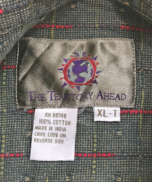 THE TERRITORY AHEAD 柄シャツ