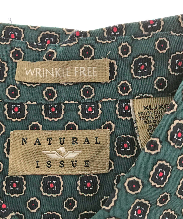NATURAL ISSUE 柄シャツ