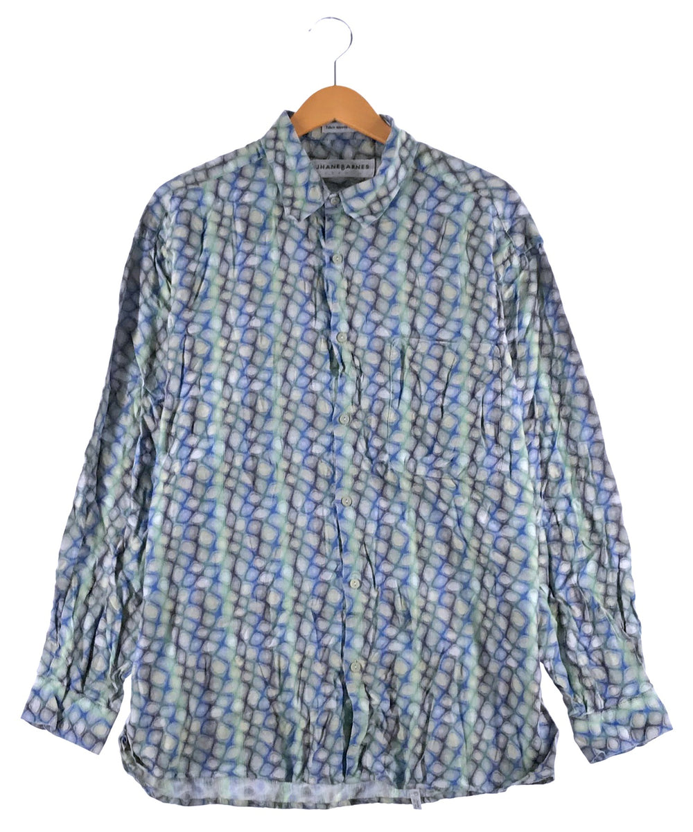 JHANE BARNES 柄シャツ