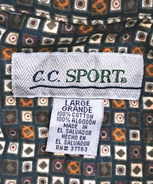 C.C.SPORT 柄シャツ