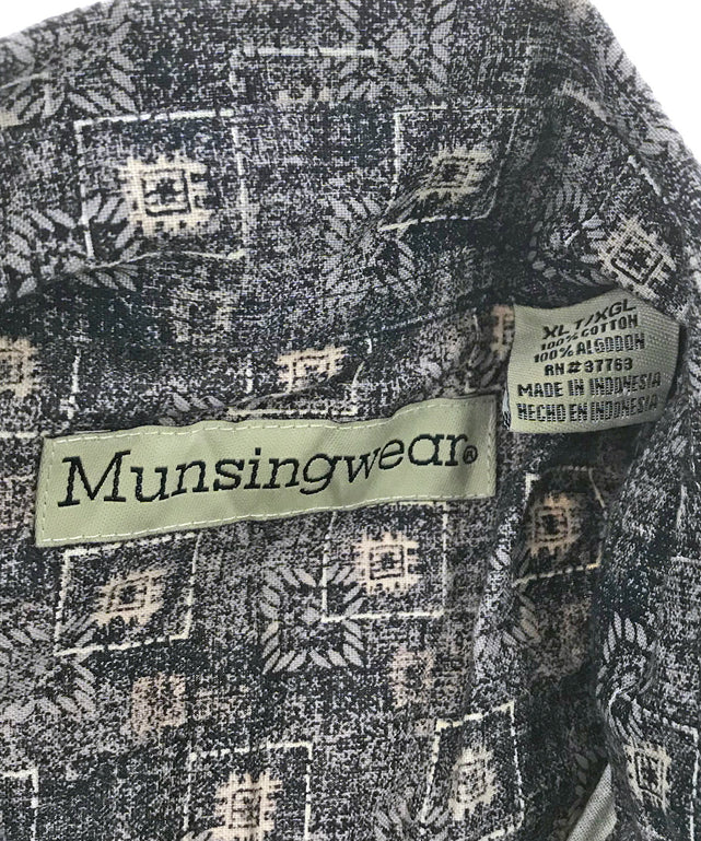 Munsingwear 柄シャツ