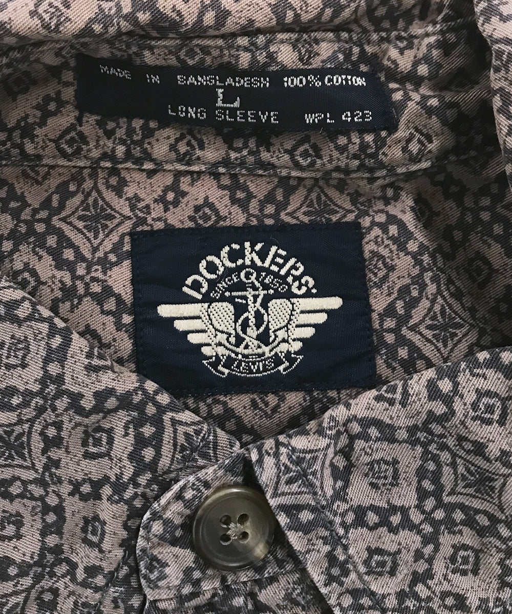 DOCKERS 柄シャツ