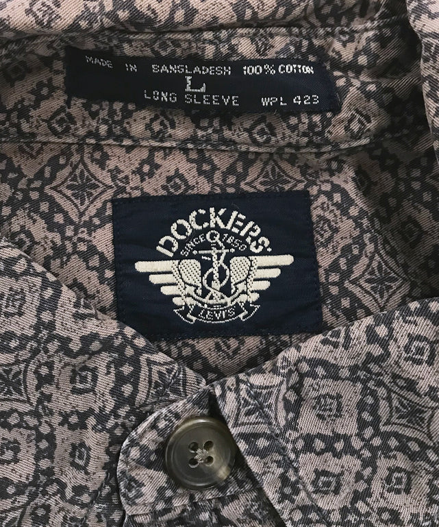 DOCKERS 柄シャツ