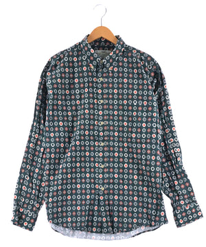 NATURAL ISSUE 柄シャツ