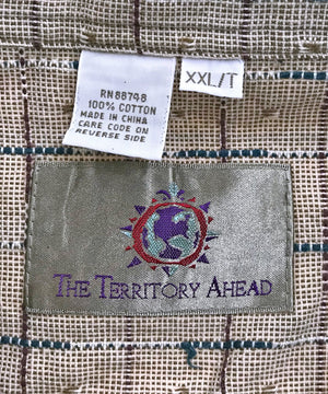 THE TERRITORY AHEAD 柄シャツ ボタンダウン