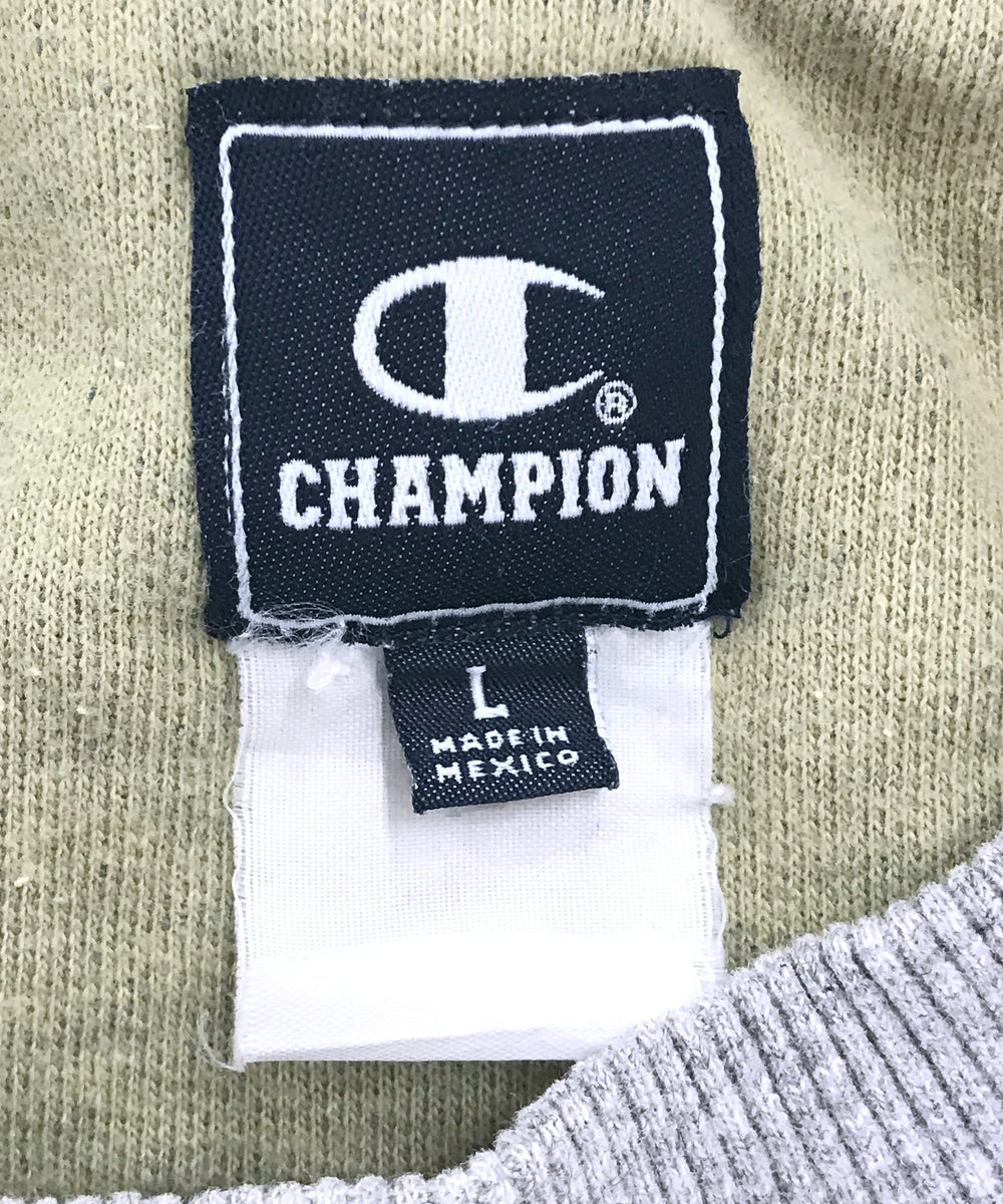 チャンピオンスウェット Champion ワンポイントロゴ 刺繍