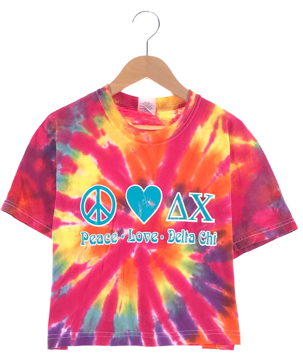 タイダイTシャツ ショート丈 リメイク