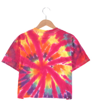 タイダイTシャツ ショート丈 リメイク