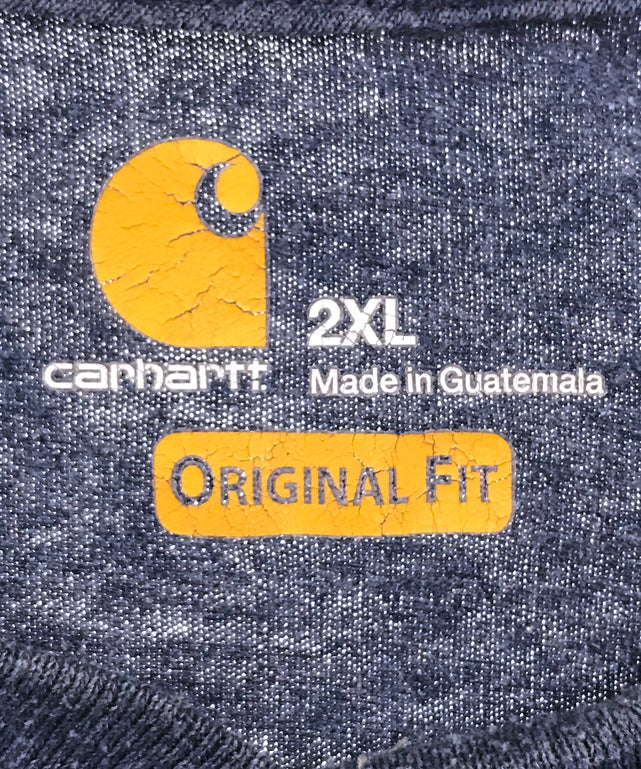 Carhartt ポケット Tシャツ ワンポイント ロゴ ヘンリーネック – WEGO