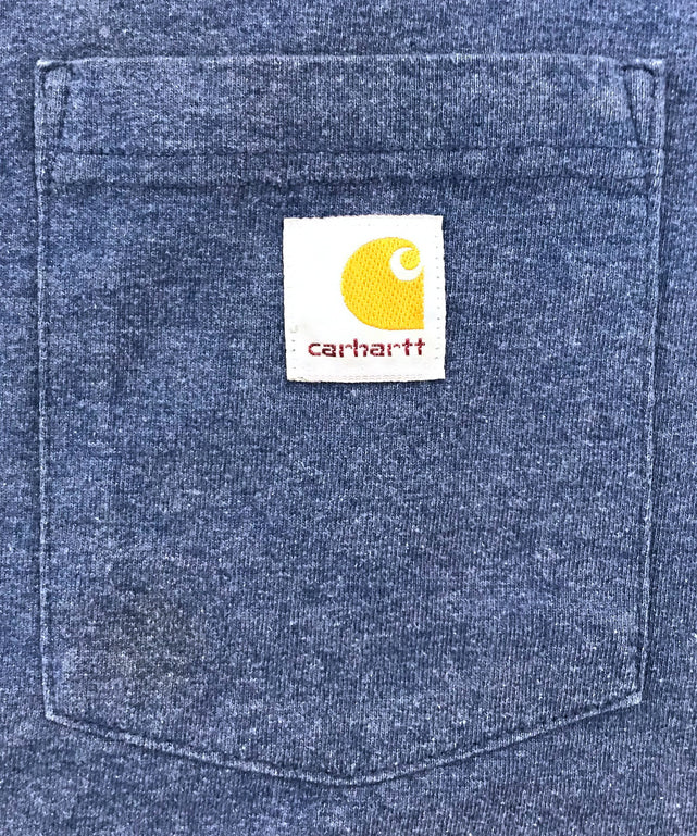 Carhartt ポケット Tシャツ ワンポイント ロゴ ヘンリーネック – WEGO