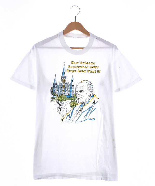 Pope John Paul II 90STシャツ<br>New Orleans/Pope John Paul II 90STシャツ<br>New Orleans