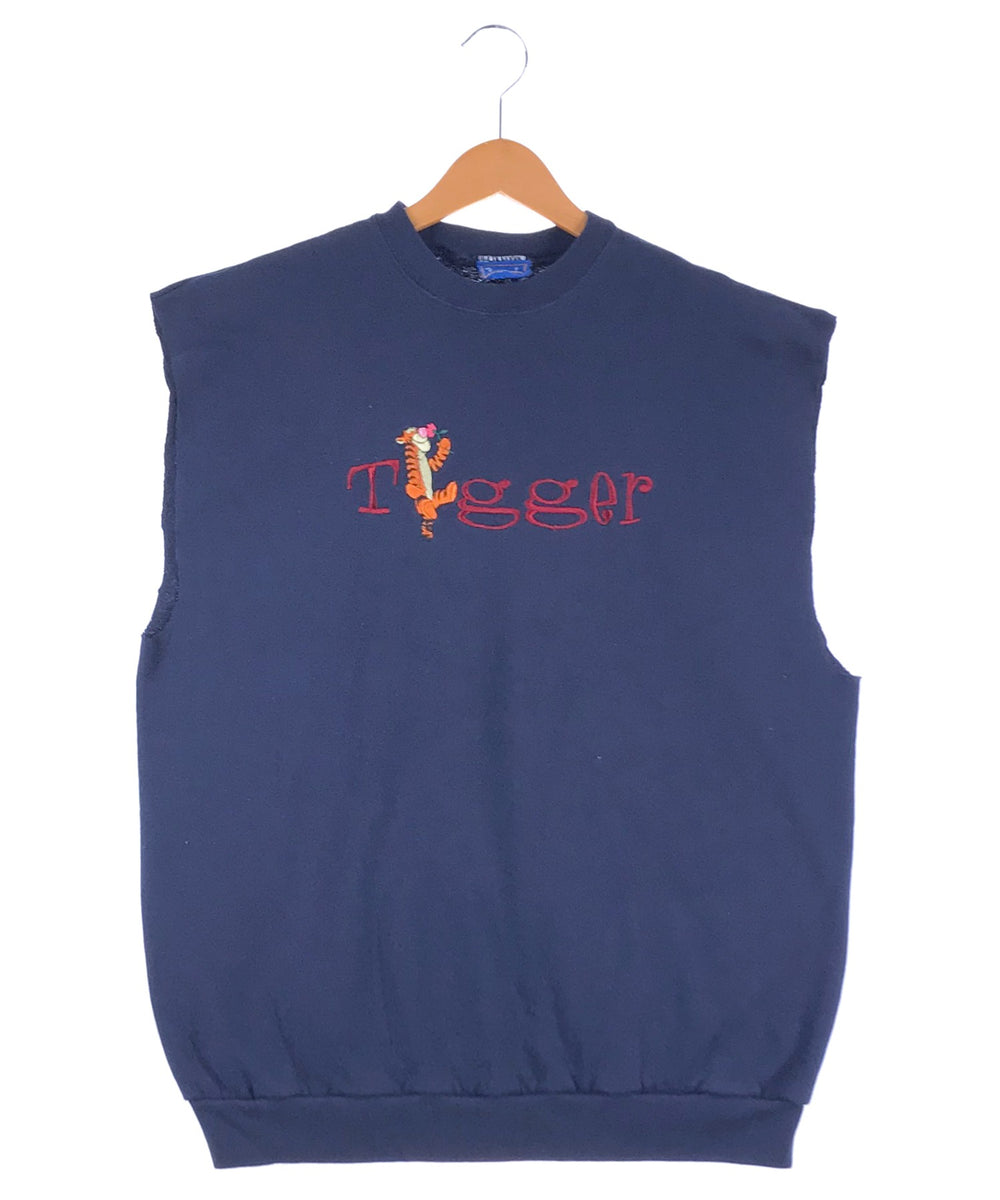 Disney ティガー ノースリーブスウェット キャラクター 刺繍 Pooh