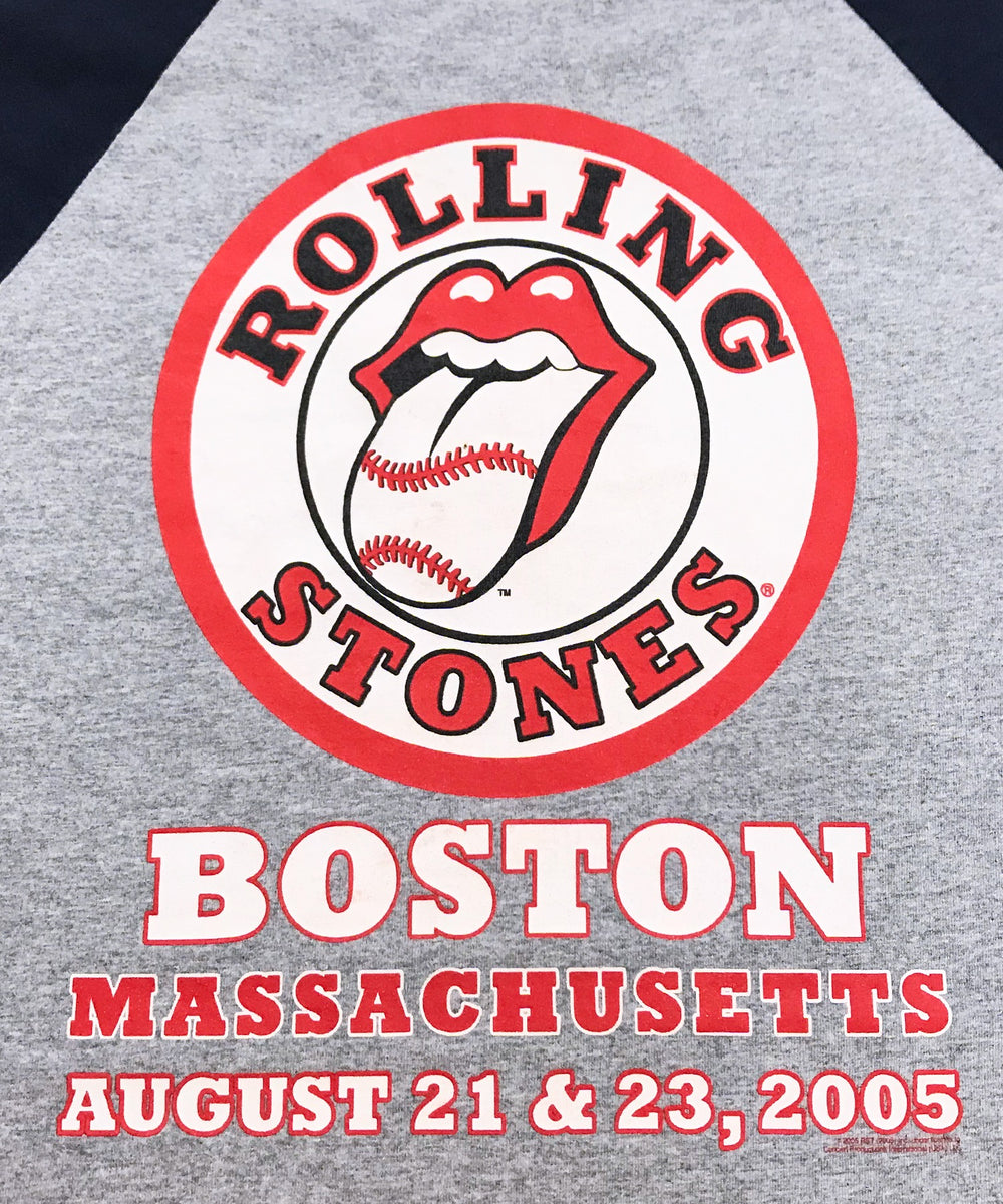 THE ROLLING STONES ラグラン バンドＴシャツBOSTON MASSACHUSETTS