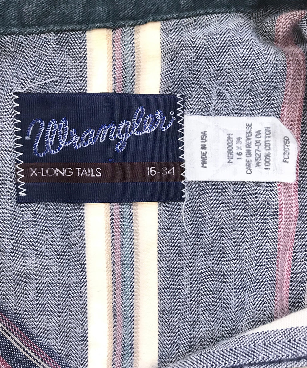 Wrangler ストライプシャツ ボタンダウン