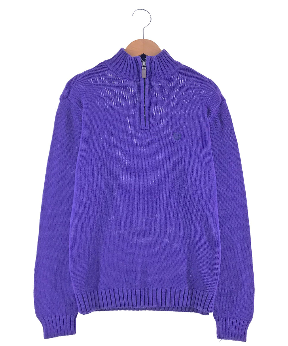 CHAPS ハーフZIPニット