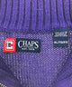 CHAPS ハーフZIPニット