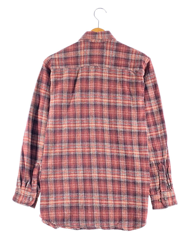 ポニーなし ヘリンボーン シャツ カナダ製 ネルシャツ ポニーなし ヘリンボーン シャツ カナダ製 ネルシャツ FIELD N' FOREST